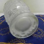 Plastická matovaná skleněná váza - Čechy Plastická matovaná skleněná váza - Čechy