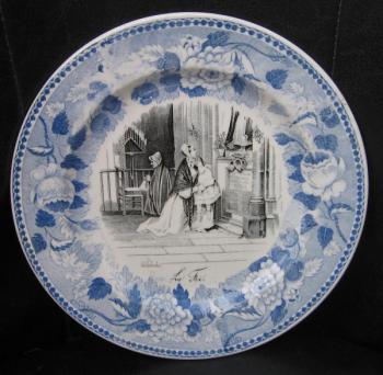 Talíř : V kostele (Francie) Talíř : V kostele (Francie)