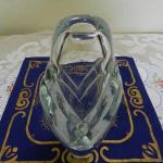 Autorská váza z hutního skla - Paleček, Škrdlovice Autorská váza z hutního skla - Paleček, Škrdlovice