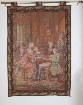 Romantický gobelín / tapiserie na mosazné tyči Romantický gobelín / tapiserie na mosazné tyči