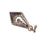 Zlatý přívěsek s diamanty Zlatý přívěsek s diamanty