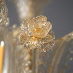 Malý šestiramenný benátský lustr - výška 58 cm Malý šestiramenný benátský lustr - výška 58 cm