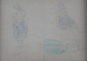 František Hawránek - Studie dívek a chlapců František Hawránek - Studie dívek a chlapců