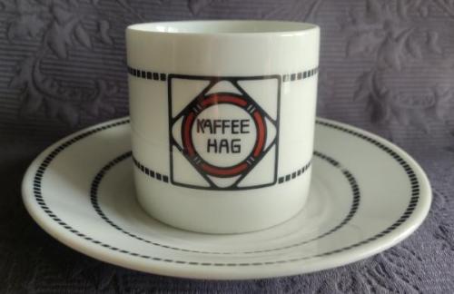 Šálek s podšálkem Kaffee Hag , zn. Rosenthal Šálek s podšálkem Kaffee Hag , zn. Rosenthal