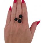 Stříbrný extravagantní ”půlnoční prsten” Stříbrný extravagantní ”půlnoční prsten”