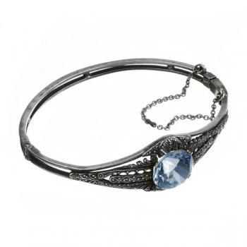 Stříbrný náramek se spinelem Stříbrný náramek se spinelem