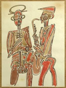 Doubek M. : Muzikanti, dat. 1977  Doubek M. : Muzikanti, dat. 1977