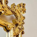 Velké vyřezávané zrcadlo Ludvík XV zlacené Velké vyřezávané zrcadlo Ludvík XV zlacené