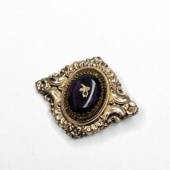 Starožitná stříbrná brož Starožitná stříbrná brož