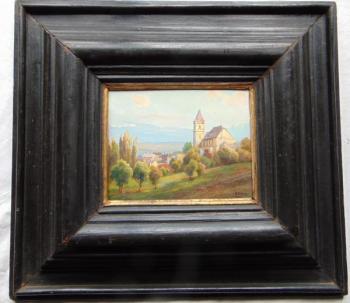 Obraz olej K.Flicher - Rakousko Obraz olej K.Flicher - Rakousko