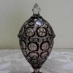 Masivní rubínová dóza / pohár - Nový Bor Masivní rubínová dóza / pohár - Nový Bor