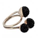 Stříbrný extravagantní ”půlnoční prsten” Stříbrný extravagantní ”půlnoční prsten”