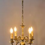 Starožitný bronzový lustr, Vlámsko, 1850 Starožitný bronzový lustr, Vlámsko, 1850