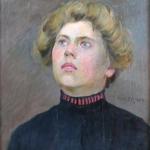 Antonín Majer - Portrét dívky Antonín Majer - Portrét dívky