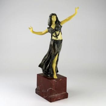 Art deco egyptská tanečnice Art deco egyptská tanečnice