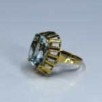 Au 585/1000/ 6,65 g, aquamarine Au 585/1000/ 6,65 g, aquamarine