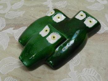 Stylový reliéf na zeď, sovy - Keramia Znojmo Stylový reliéf na zeď, sovy - Keramia Znojmo