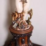 Pětiramenný světlonoš v barokním provedení. Lampa Pětiramenný světlonoš v barokním provedení. Lampa