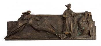 prof. Jan Hána, bronzový relief, 1971 prof. Jan Hána, bronzový relief, 1971