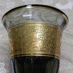 Kouřová váza s oroplastikou - Moser Kouřová váza s oroplastikou - Moser