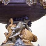 Detail starožitné majoliky Detail starožitné majoliky