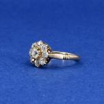 Zlatý prsten s brilianty Zlatý prsten s brilianty