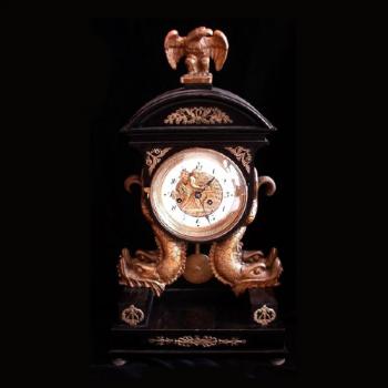 Empírové hodiny s automatem Empírové hodiny s automatem