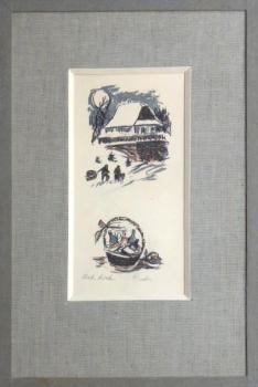 František Emler ( 1912-1992 ) - Vánoční noc František Emler ( 1912-1992 ) - Vánoční noc