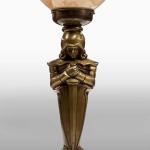 Stolní lampa s rytířem, 1920 Stolní lampa s rytířem, 1920