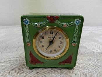 Secesní hodiny Precista, majolika - Eichwald Secesní hodiny Precista, majolika - Eichwald