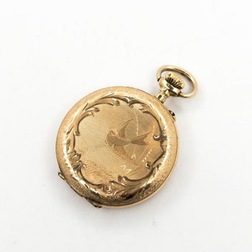 Zlaté dámské kapesní hodinky, jeptišky Zlaté dámské kapesní hodinky, jeptišky