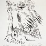 Olga Čechová - Pět ex libris ( 3 x 1976, 1 x 1973  Olga Čechová - Pět ex libris ( 3 x 1976, 1 x 1973