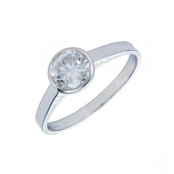 Diamantový solitérní prsten z bílého zlata 1,35 ct Diamantový solitérní prsten z bílého zlata 1,35 ct