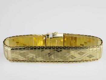 Zlatý článkový náramek /Réservé/ Zlatý článkový náramek /Réservé/