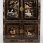 Čínská malovaná skříň Čínská malovaná skříň