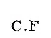 Březová (Pirkenhammer), značka C.F (Christian Fischer), 1846-1857 Březová (Pirkenhammer), značka C.F (Christian Fischer), 1846-1857