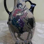 Keramický džbán plastický reliéf - Amphora Teplice Keramický džbán plastický reliéf - Amphora Teplice