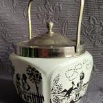 Dóza, cukřenka, Art deco, zn. Jílové u Děčína  Dóza, cukřenka, Art deco, zn. Jílové u Děčína