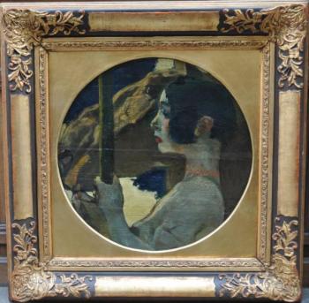 Ludvík Vacátko - Dívka s koněm Ludvík Vacátko - Dívka s koněm