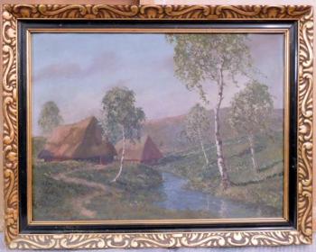 Chalupy s břízami - Vlado Filipovič Chalupy s břízami - Vlado Filipovič