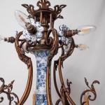 Starožitný delftský lustr velký Starožitný delftský lustr velký