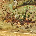 Olejomalba – jezdec s puškou, signováno Cram Olejomalba – jezdec s puškou, signováno Cram