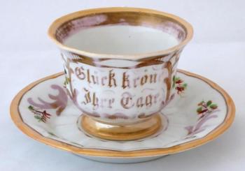 Šálek s podšálkem, Koruna štěstí - Březová Šálek s podšálkem, Koruna štěstí - Březová