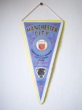 Vlaječka Manchester City - vítěz PVP 1970 Vlaječka Manchester City - vítěz PVP 1970