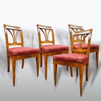 Set židlí 4ks – Biedermeier Set židlí 4ks – Biedermeier