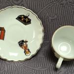 Šálek s podšálkem, dětský motiv II., zn. Victoria  Šálek s podšálkem, dětský motiv II., zn. Victoria