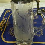 Broušený bohatě zdobený korbel / krýgl Broušený bohatě zdobený korbel / krýgl