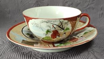 Japan šálek s podšálkem, zn. Slavkov Japan šálek s podšálkem, zn. Slavkov