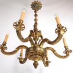 Masivní bronzový lustr Mazarin Masivní bronzový lustr Mazarin