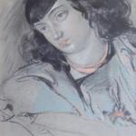 Jan Dědina - Portrét černovlasého mladíka Jan Dědina - Portrét černovlasého mladíka